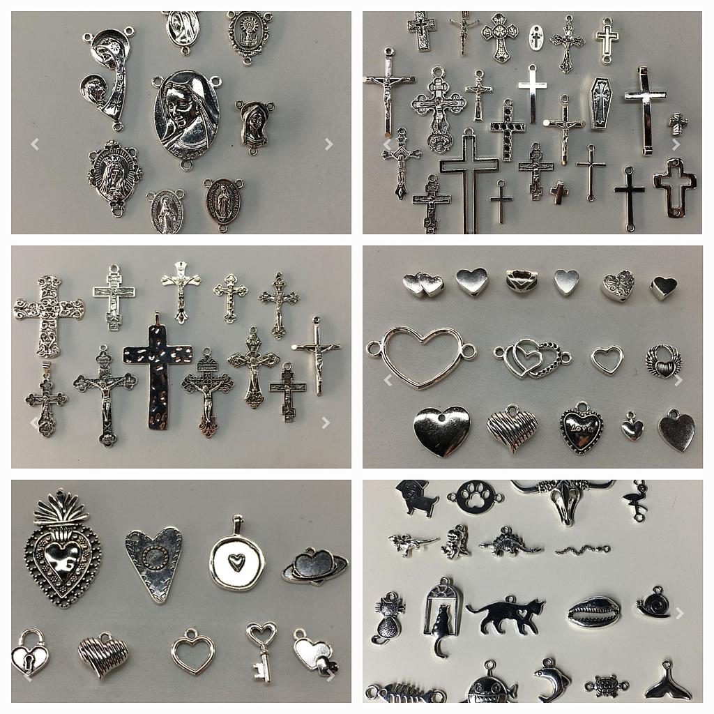 DIJES VARIOS DE PEWTER BOLSA 500 GRAMOS