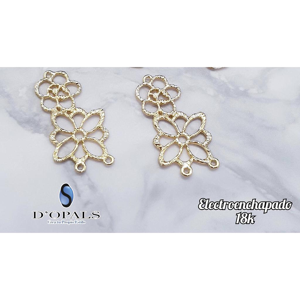 DIJES CHANDELIER FLORES ELECTROENCHAPADO