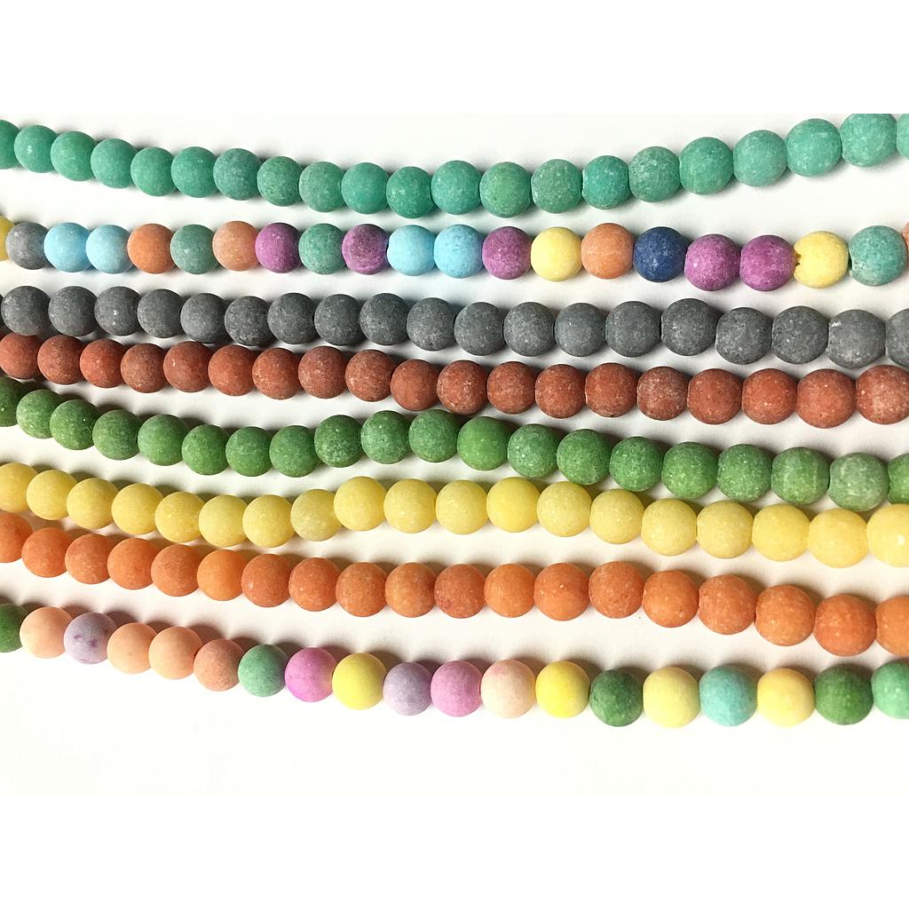 PIEDRA REDONDA MATE 6MM AGATA