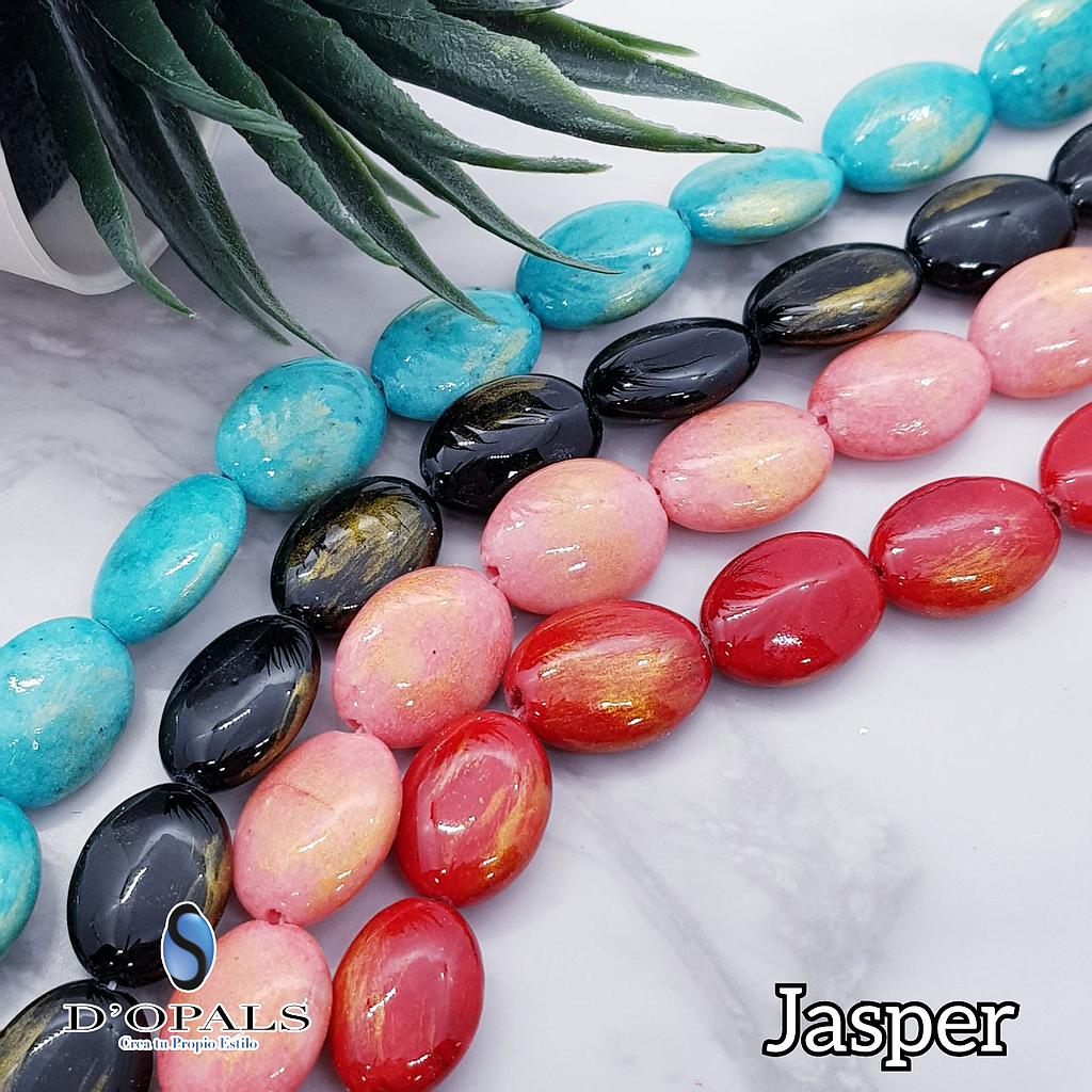 PIEDRA JASPER OVALADA 13X18MM