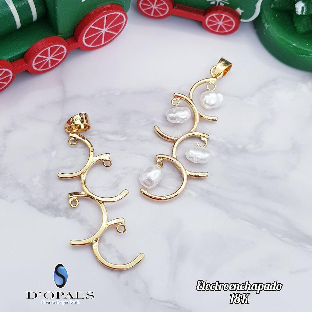 DIJE PARA COLGAR PIEDRAS ELECTROENCHAPADO