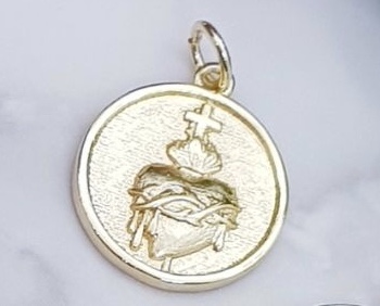 DIJE SAGRADO CORAZON DE JESUS ELECTROENCHAPADO