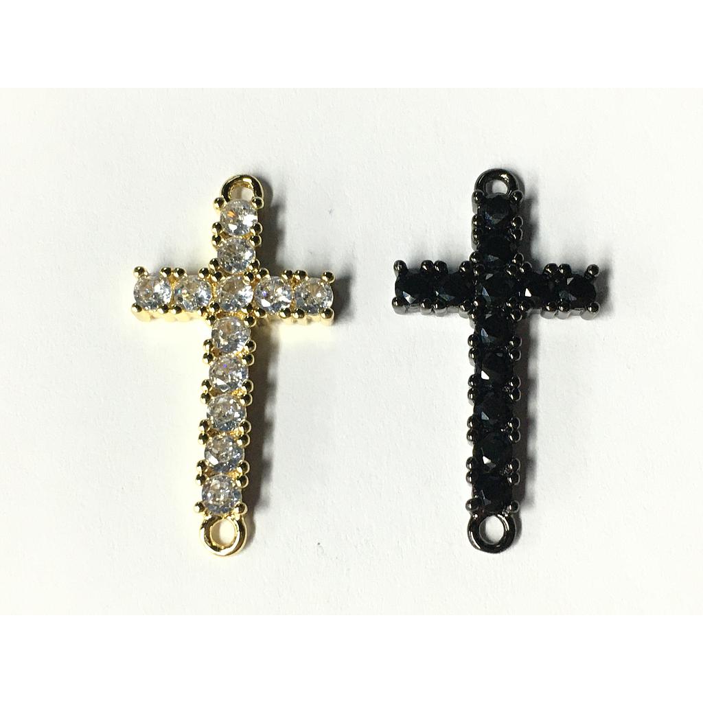 DIJE CRUZ 16X30MM MICROCIRCONIA