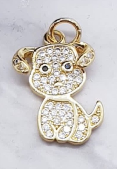 DIJE PERRO MICROCIRCONIA