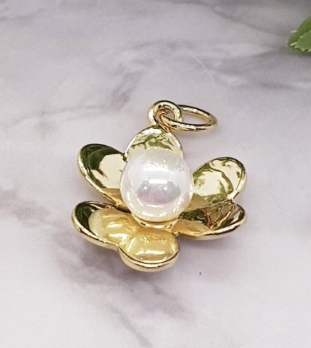 DIJE FLOR MICROCIRCONIA