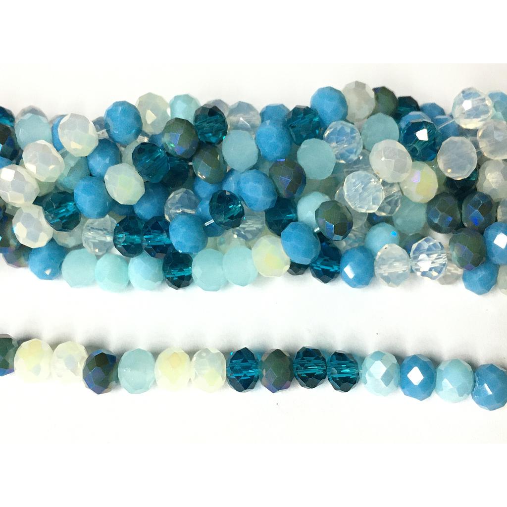 CRISTAL RONDEL MULTICOLOR 6MM