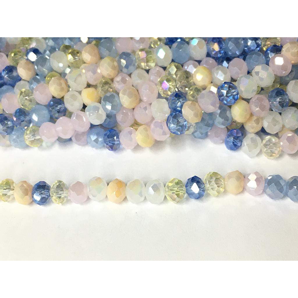 CRISTAL RONDEL MULTICOLOR 6MM
