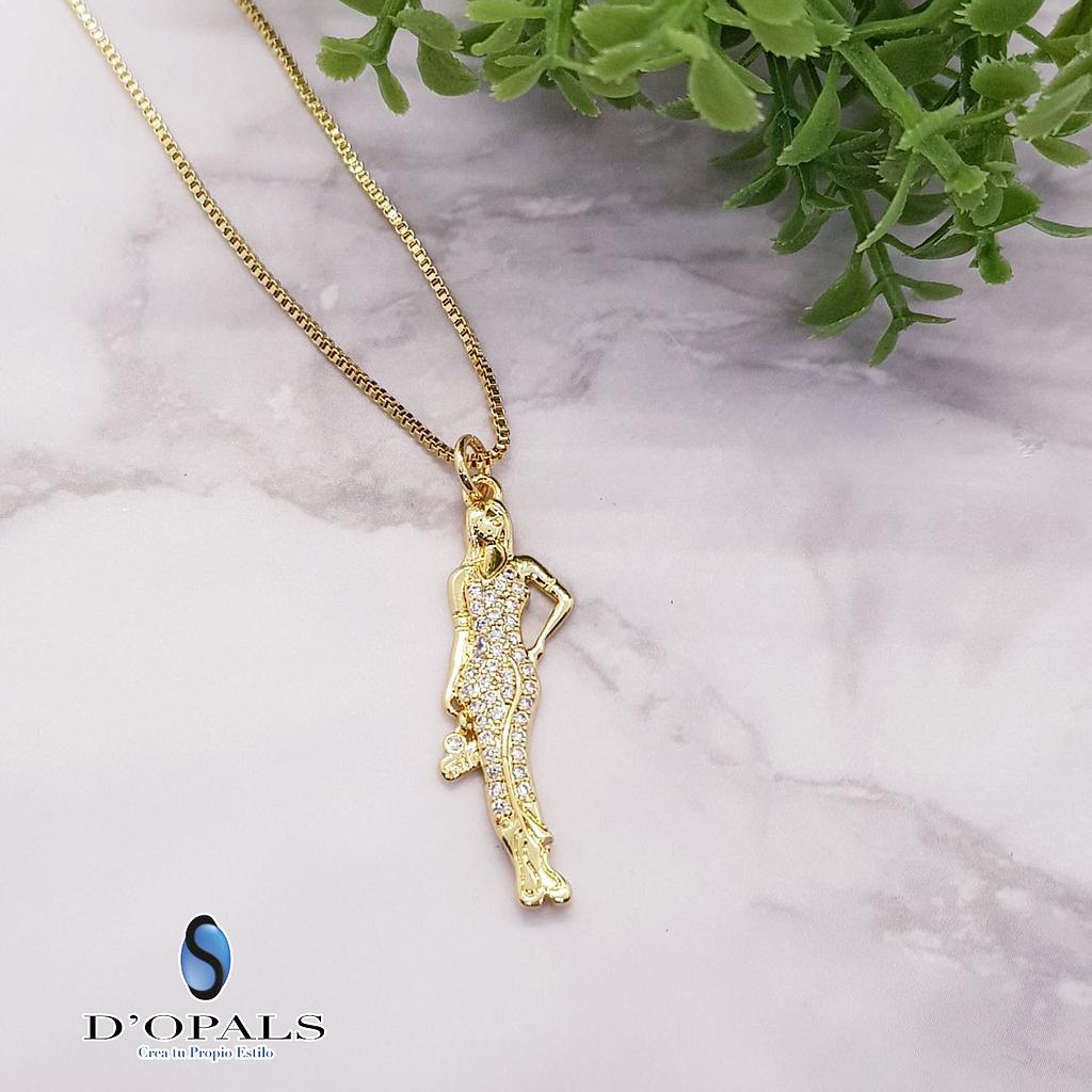 DIJE MUJER MICROCIRCONIA