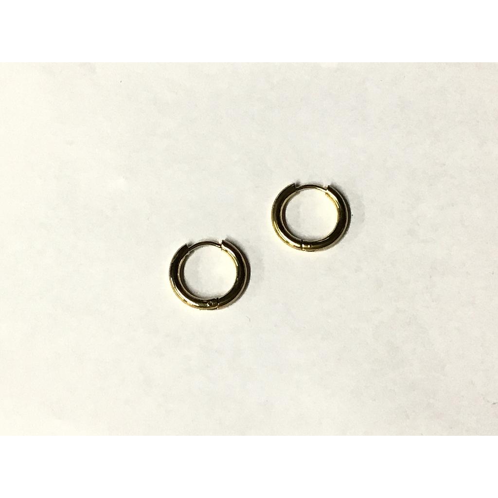 ARGOLLA HUGGIE DE ACERO 2.5X12MM