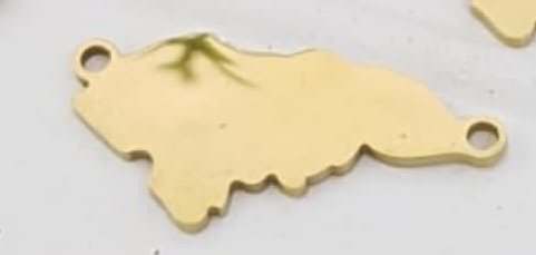 DIJE MAPA HONDURAS ACERO