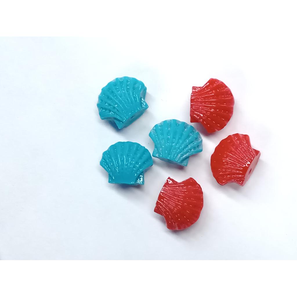 CONCHAS ACRILICAS 6PCS