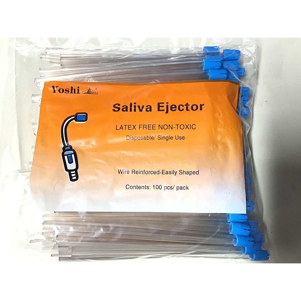 EYECTORES DE SALIVA PAQUETE 100PCS