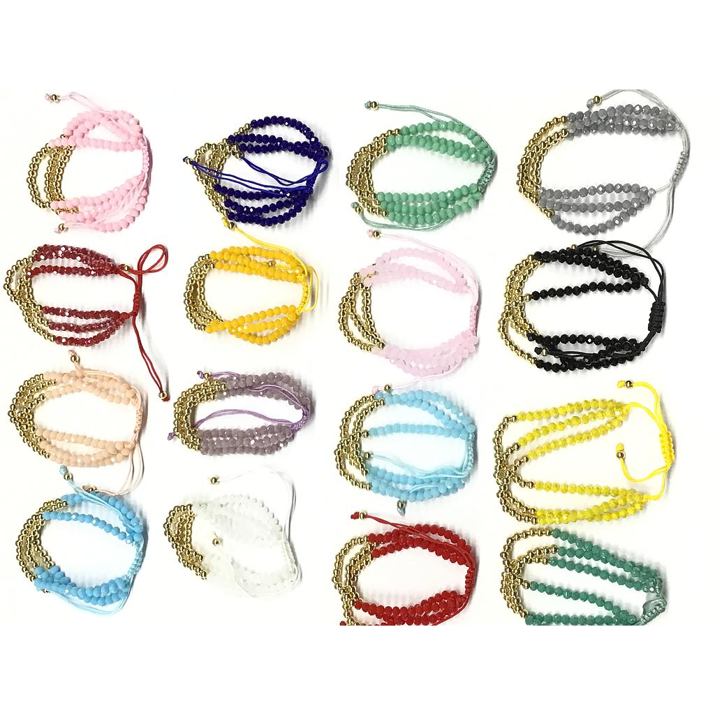 PULSERAS CORREDIZAS DE CRISTAL