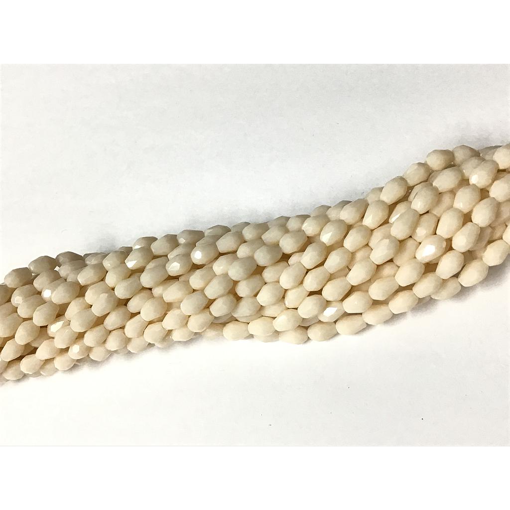 CRISTAL GOTA 4X6MM SALMON NUDE