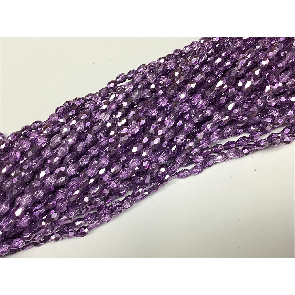 CRISTAL DE GOTA 4X6MM MORADO