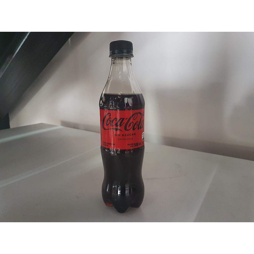 COCA COLA PORTATIL 500 ML SIN AZUCAR