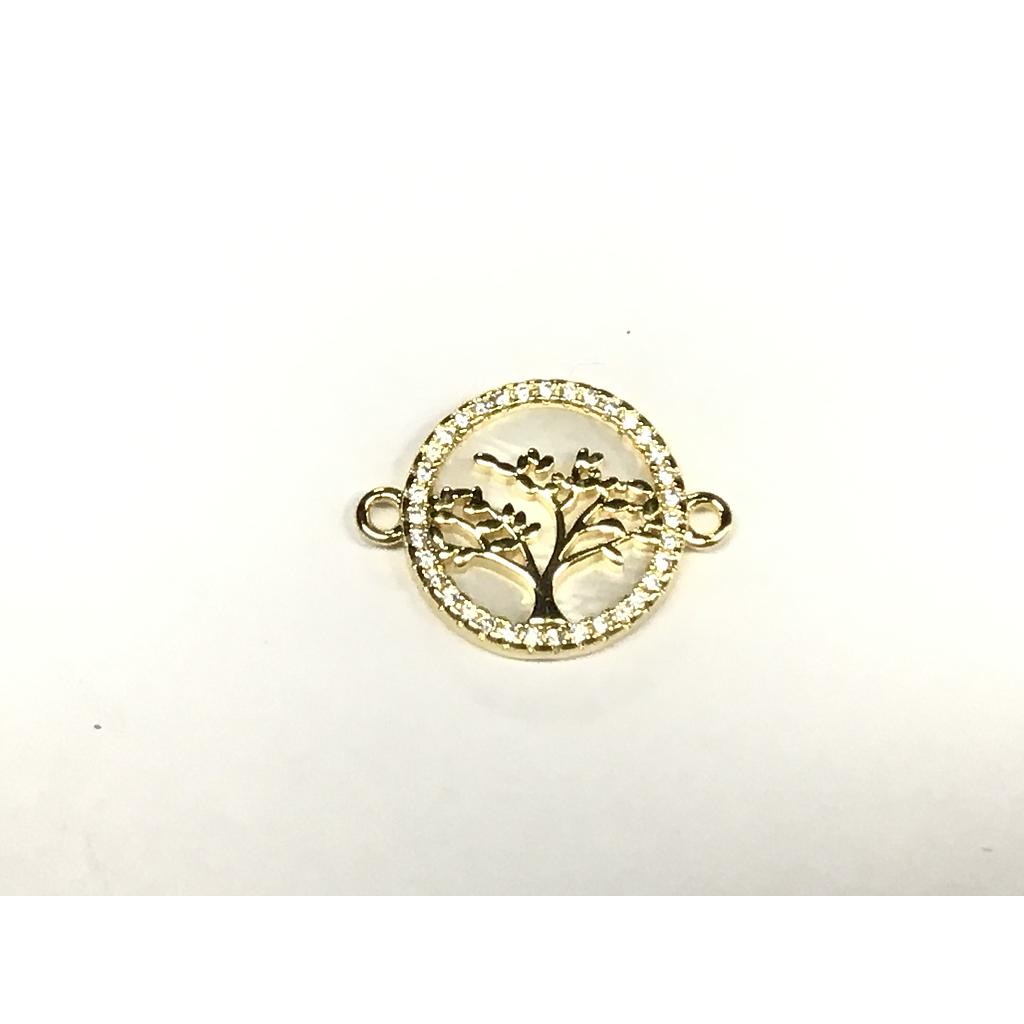 DIJE ARBOL CONCHA Y MICROCIRCONIA