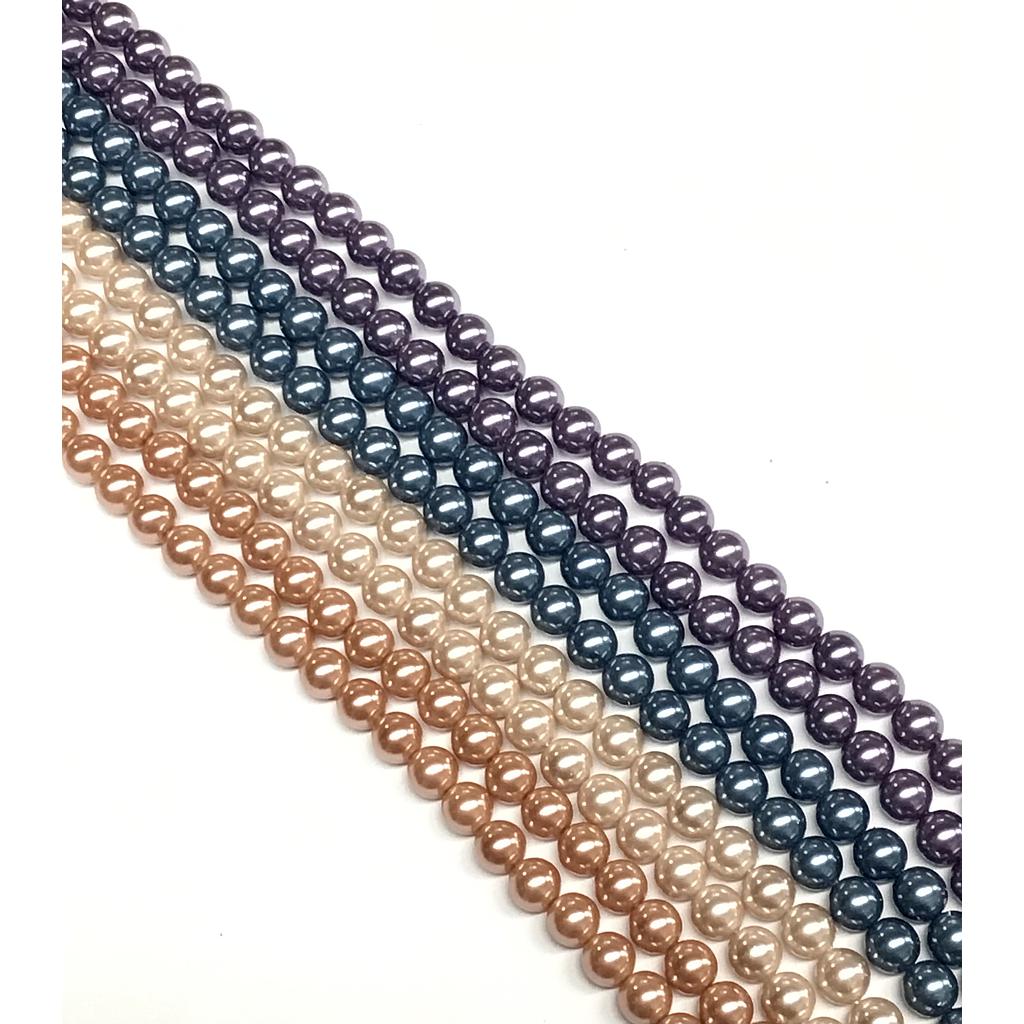 CONCHA NACAR 8MM COLORES