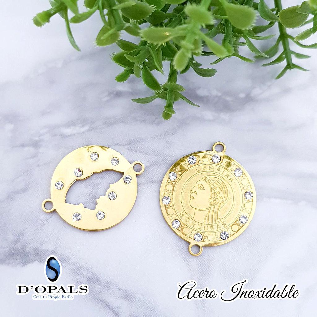 DIJE MAPA DE HONDURAS ACERO