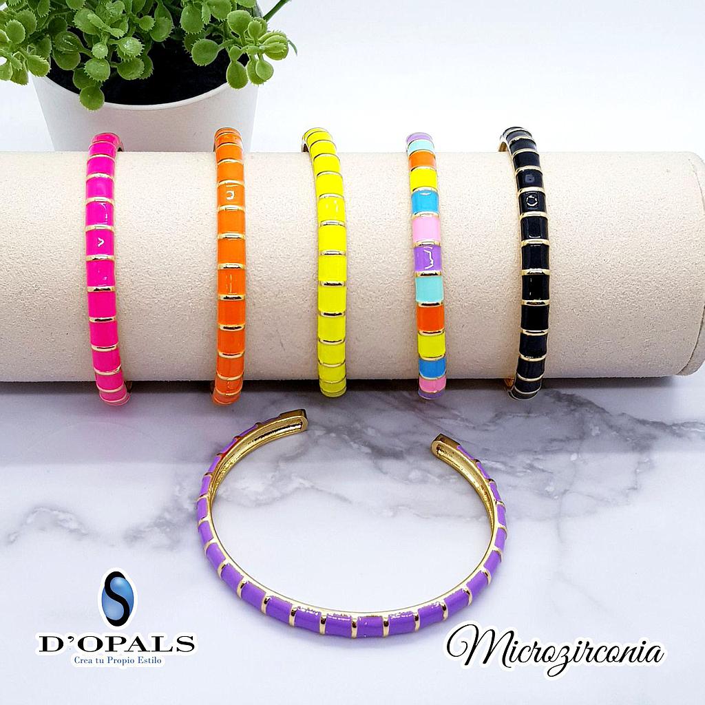 PULSERA MICROCIRCONIA Y ENAMEL