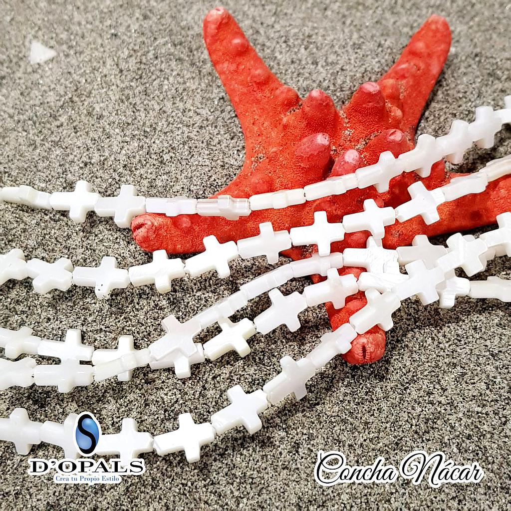 CONCHA NACAR CRUCES 7X10MM