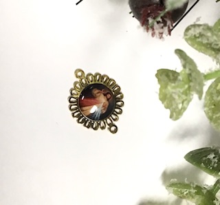 DIJE SAGRADO CORAZON DE JESUS ACERO