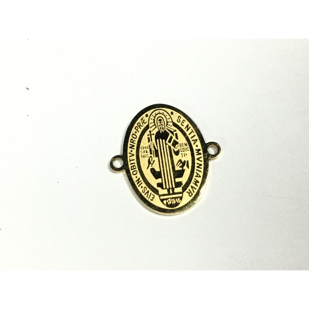DIJE SAN BENITO ACERO 18X16MM