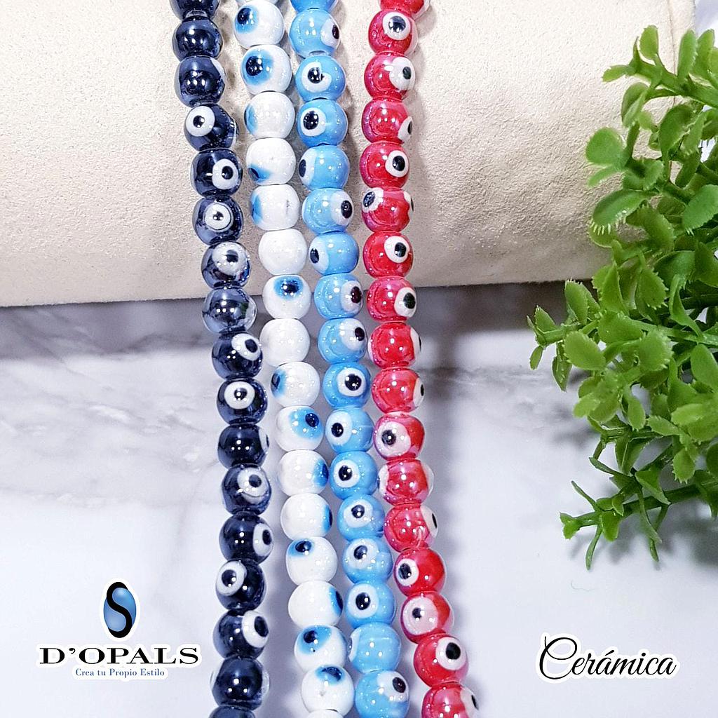 CERAMICA REDONDA OJO TURCO 6MM