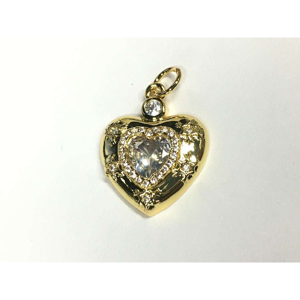 DIJE CORAZON MICROCIRCONIA