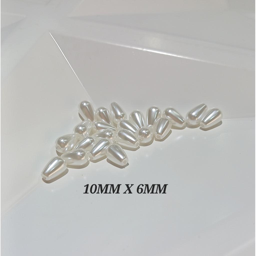 PERLA ACRILICA 10X6MM 40PCS