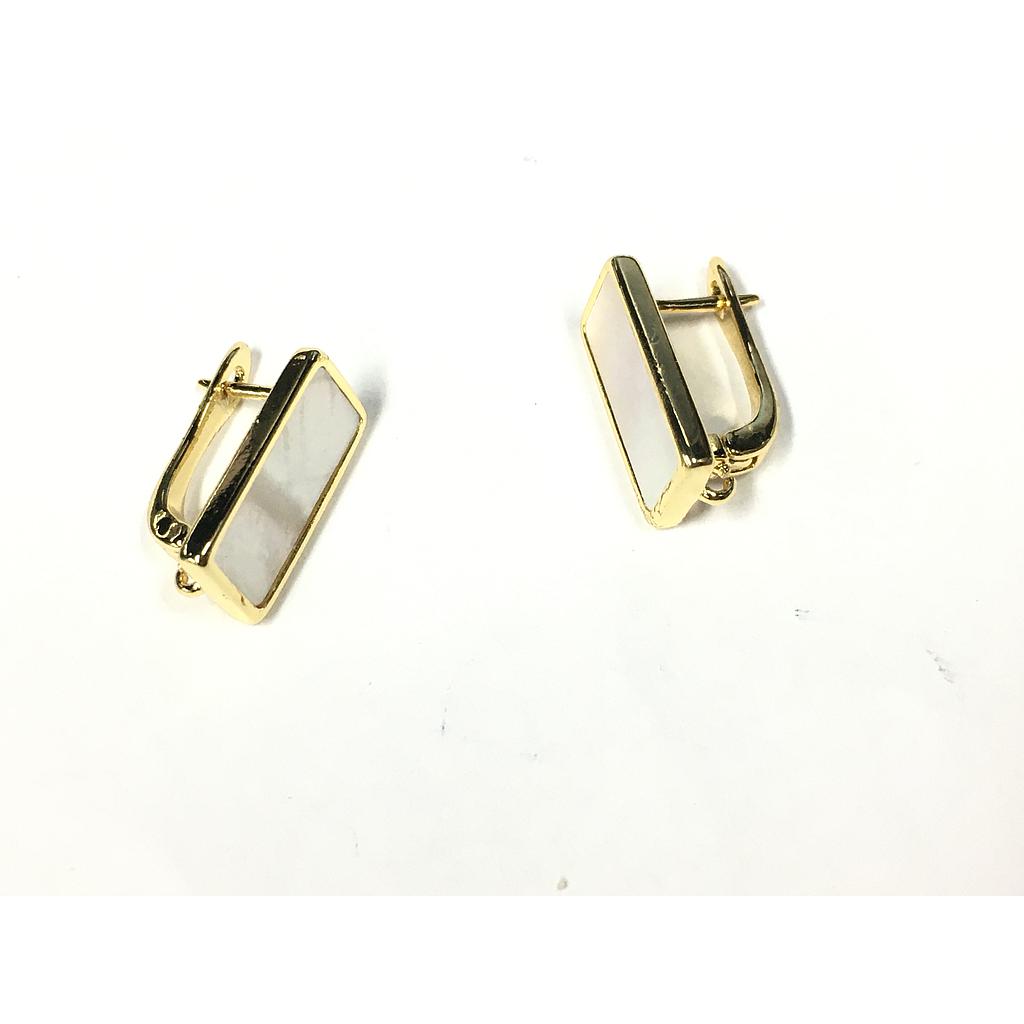 PATENTES RECTANGULARES DE CONCHA Y MICROCIRCONIA