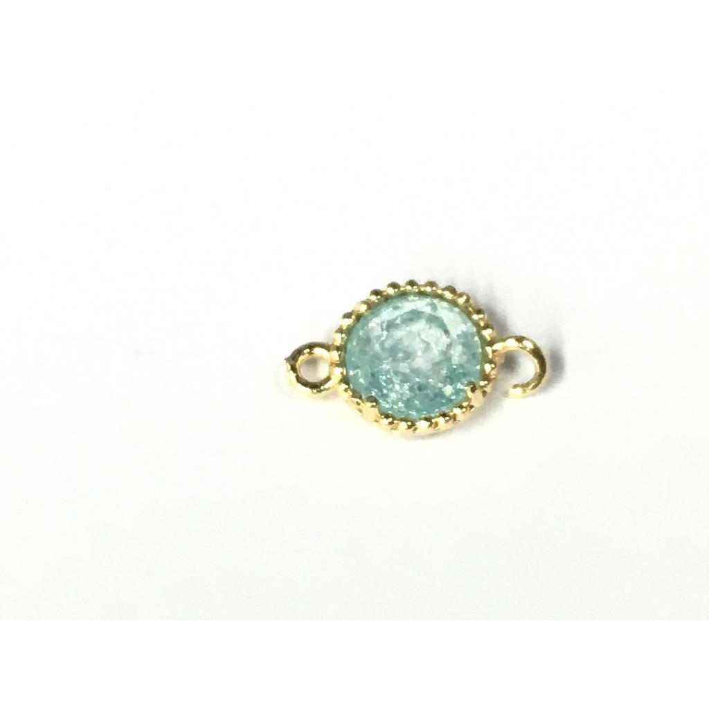 DIJE REDONDO 6MM ELECTROENCHAPADO