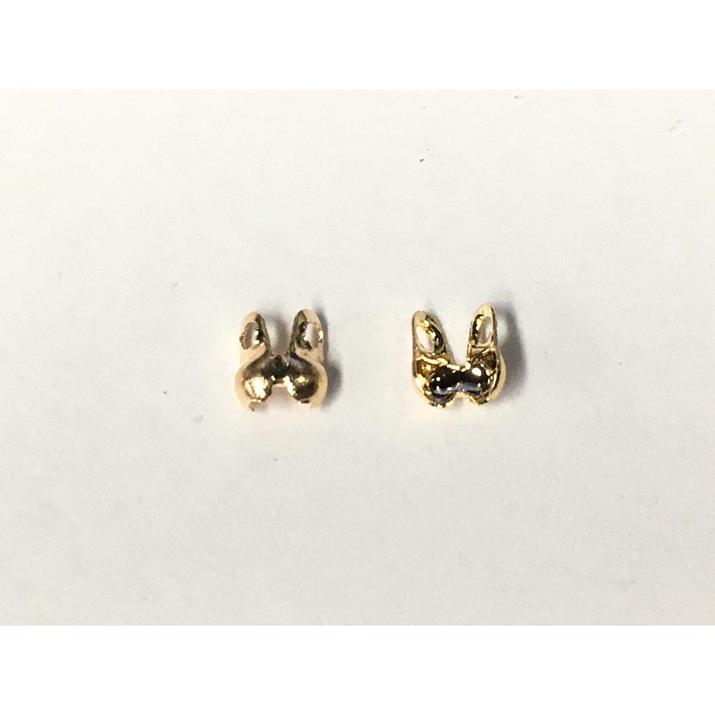 TAPANUDOS 2X4MM ELECTROENCHAPADO