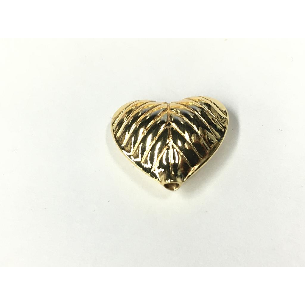 DIJE CORAZON 15X17MM ELECTROENCHAPADO