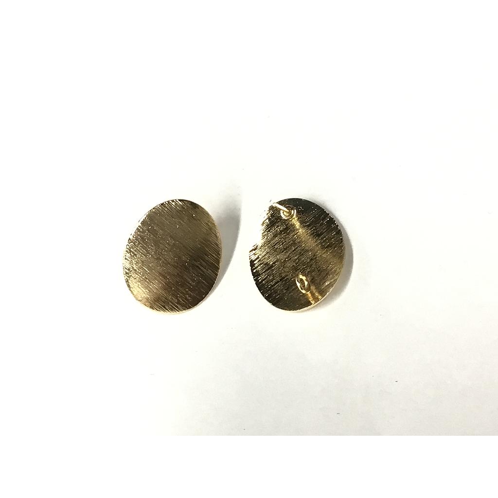 PATENTES OVALADAS 18X22MM ELECTROENCHAPADO