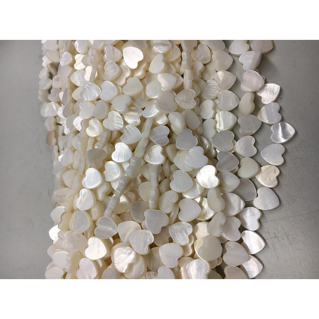 CONCHA NACAR CORAZON 10X10MM