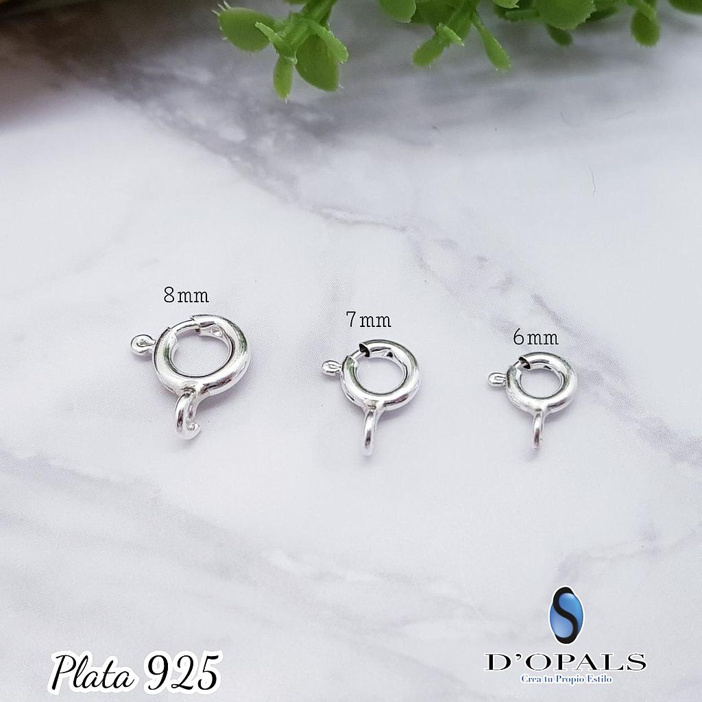 BROCHE BANDOLA DE PLATA 8MM