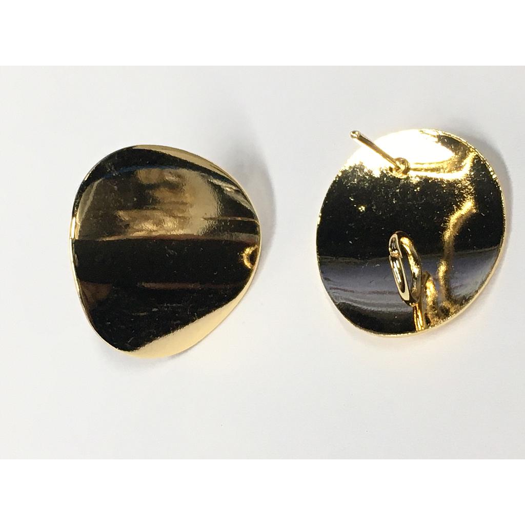 PATENTES OVALADAS 19X17MM ELECTROENCHAPADO