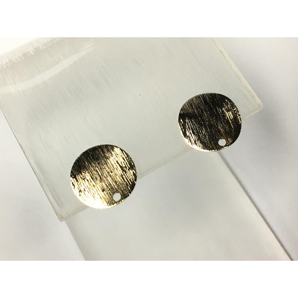 PATENTE REDONDA 12MM ELECTROENCHAPADO