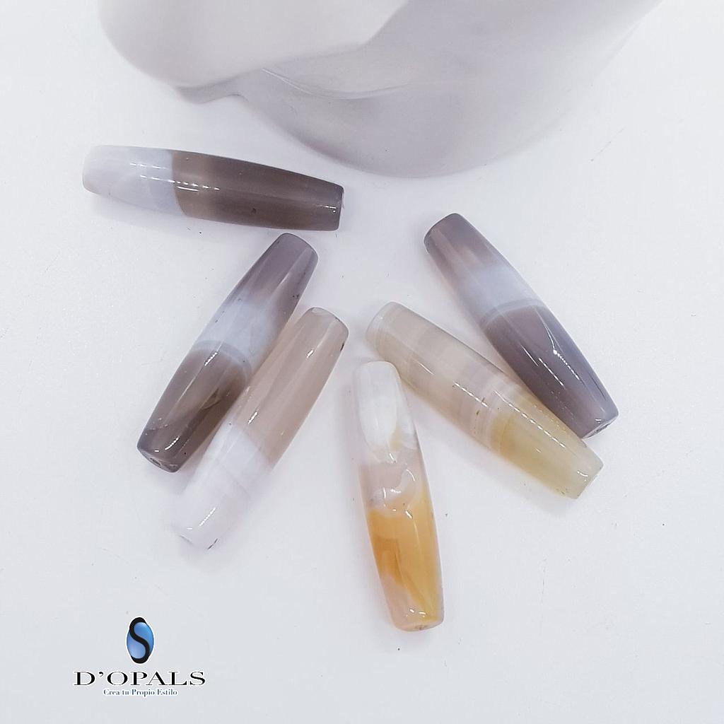 PIEDRA AGATA CILINDRO 10X30MM