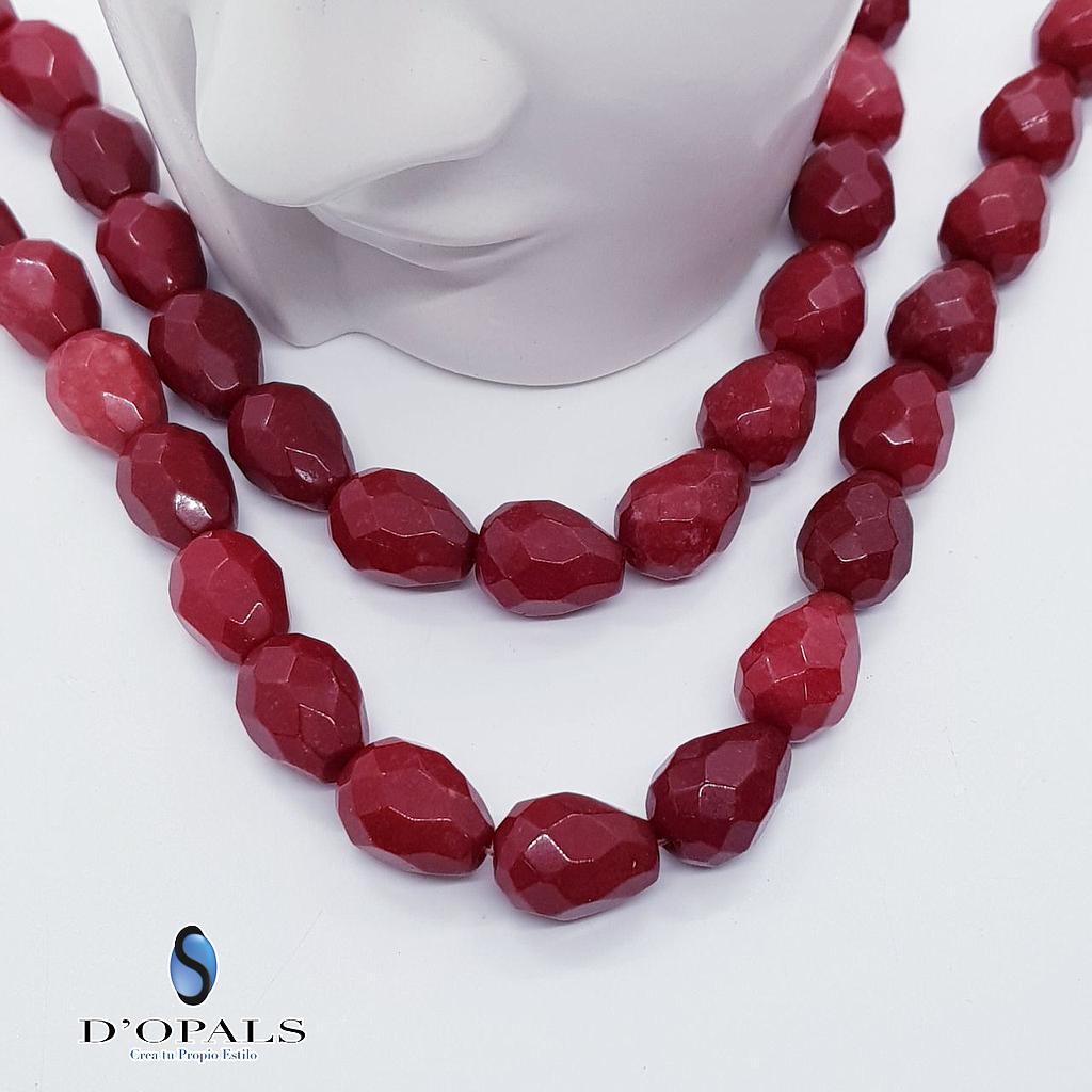 PIEDRA AGATA FACETADA GOTA 12X16MM