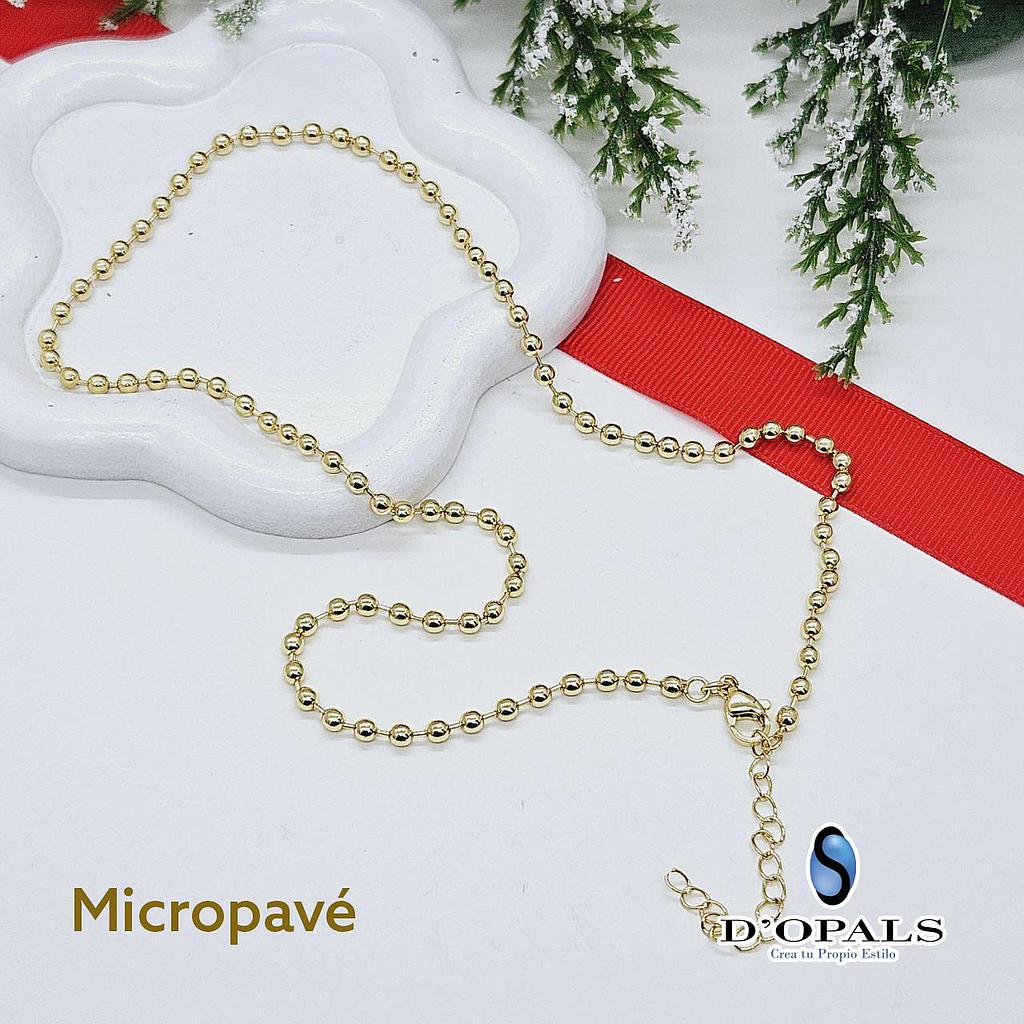 CADENA DE MICROCIRCONIA 3MM