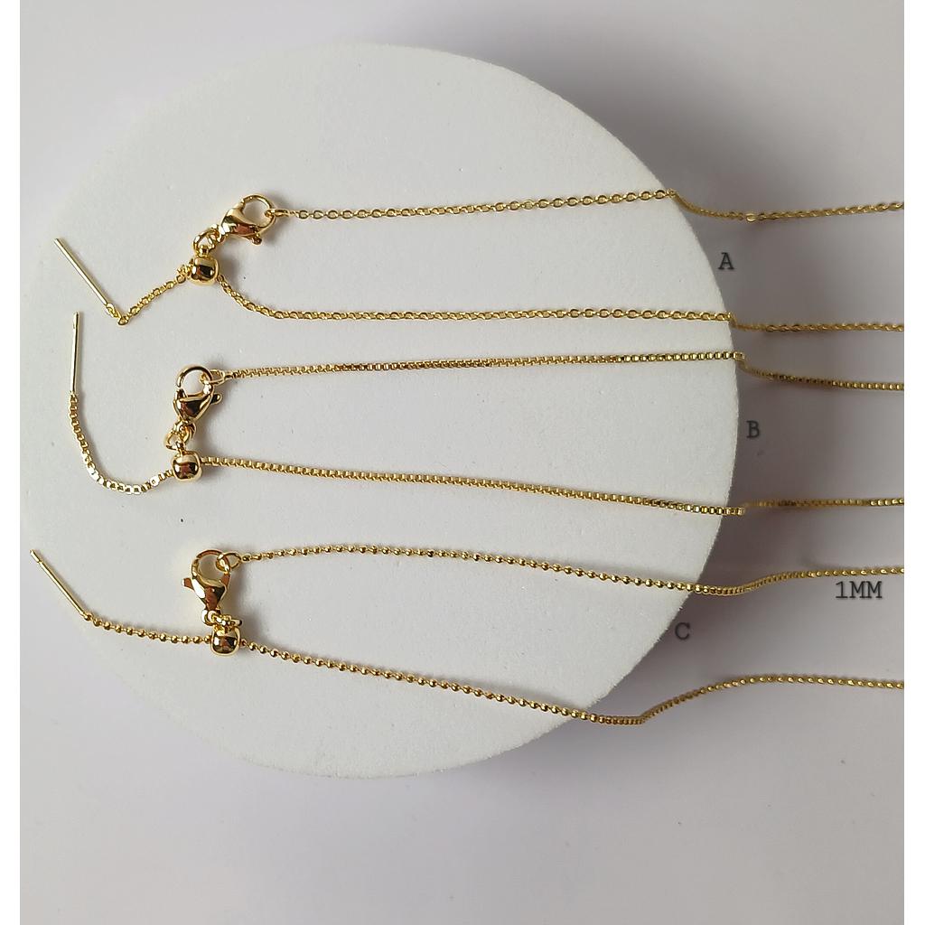 CADENAS CON PIN DE AGUJA MICROCIRCONIA