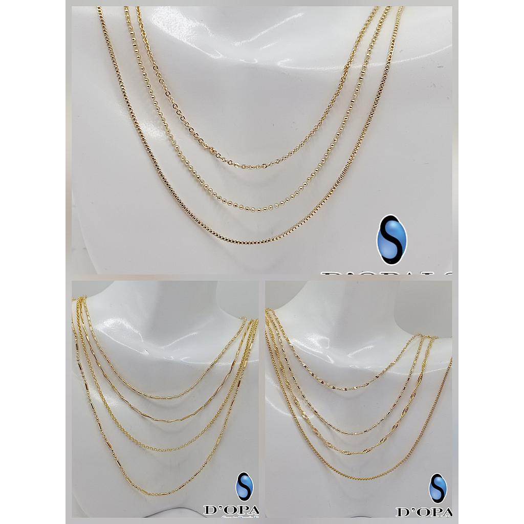 CADENAS CON PIN DE AGUJA MICROCIRCONIA