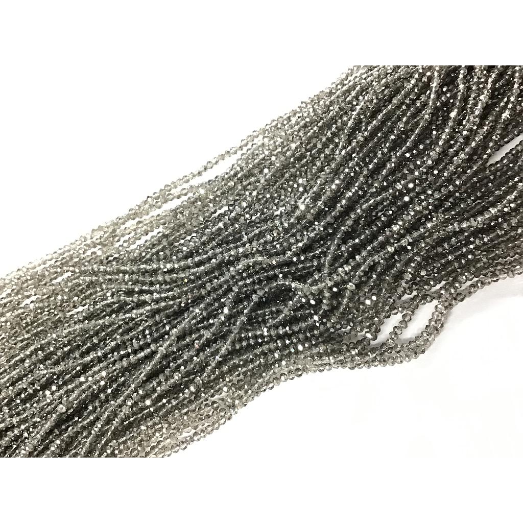 CRISTAL RONDEL GRIS PERLA 2MM