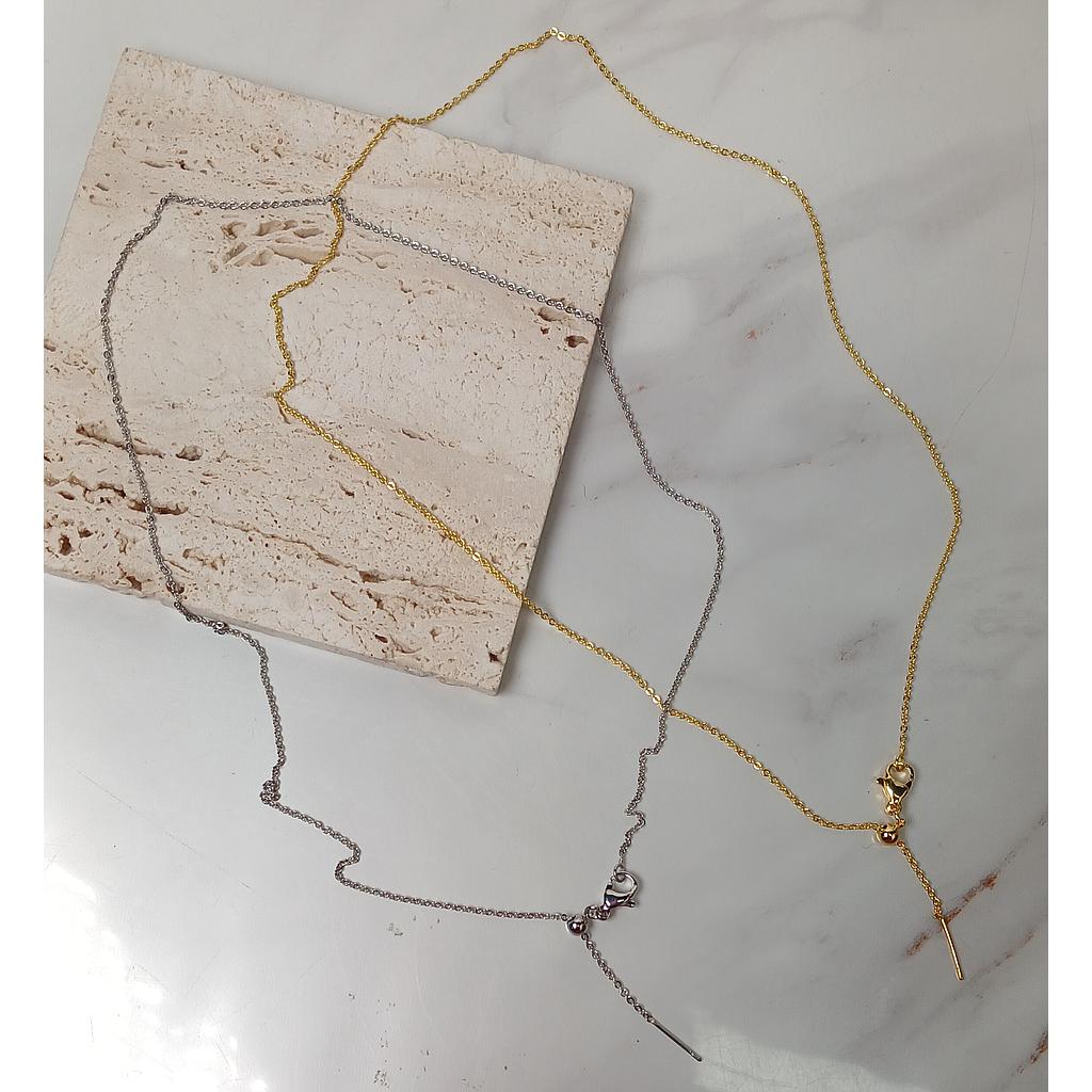 CADENAS CON PIN DE AGUJA DE MICROCIRCONIA