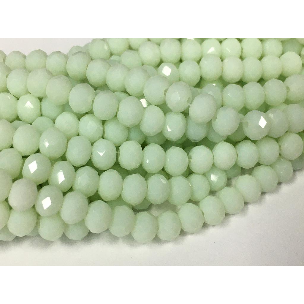 CRISTAL RONDEL VERDE MENTA 6MM