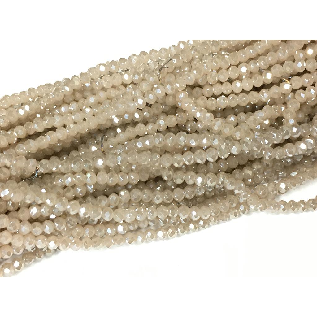 CRISTAL RONDEL ROSA VIEJO 3MM