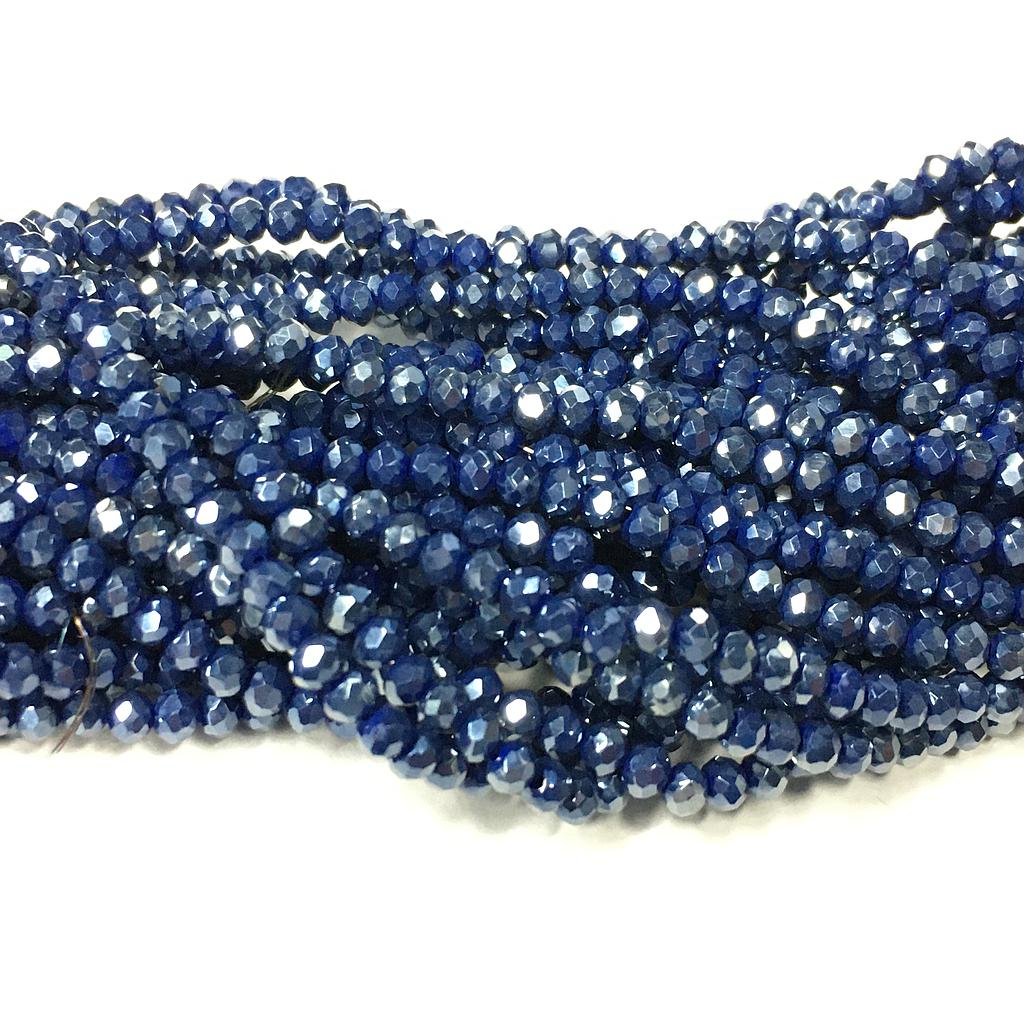 CRISTAL RONDEL AZUL MARINO AB 3MM