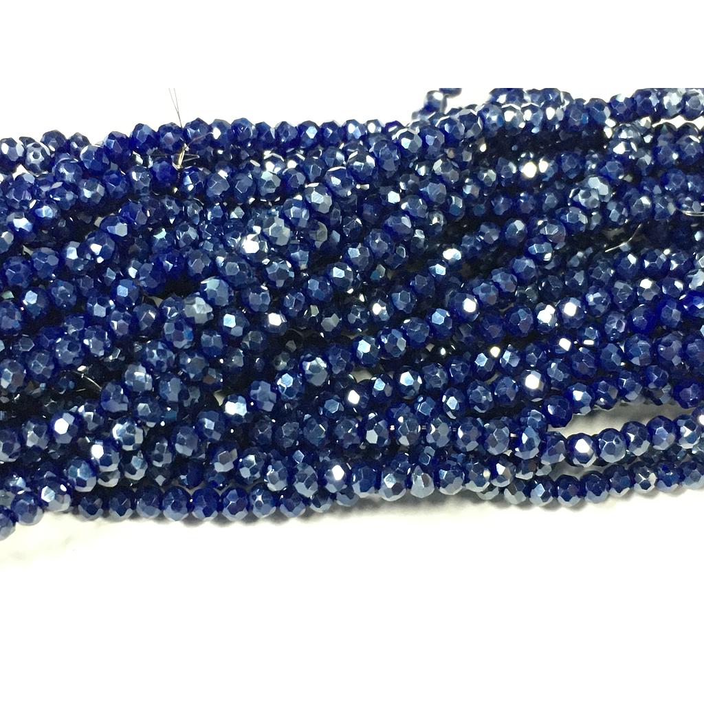 CRISTAL RONDEL AZUL MARINO AB 2MM